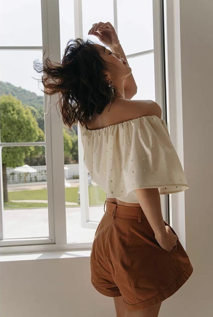 Stone Off Shoulder Top