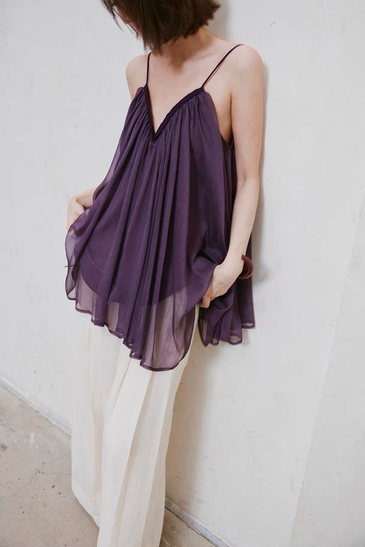 Sheer Flow Cami Tunic