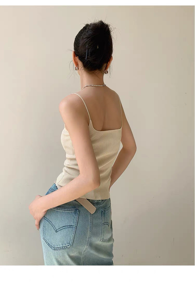 Ribbed Camisole Top