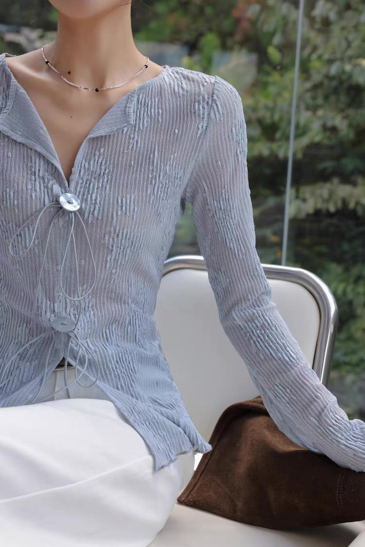 Sheer Floral Lace Top