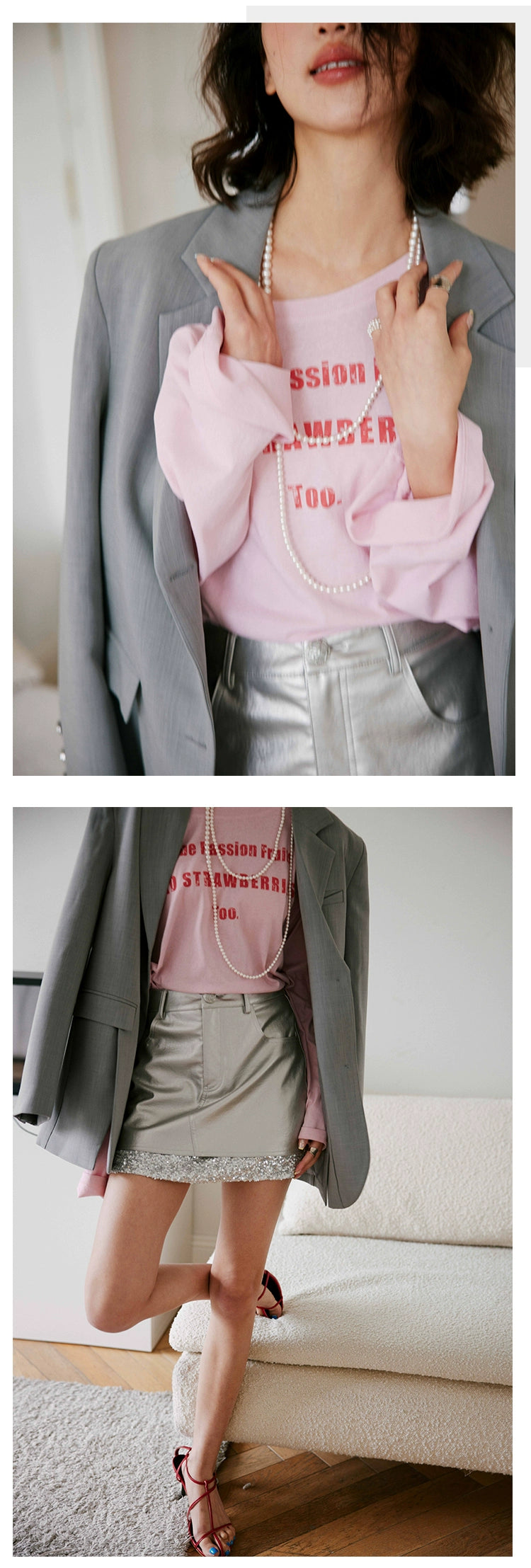 Strawberry Oversized Tee / ストロベリーオーバーサイズTシャツ