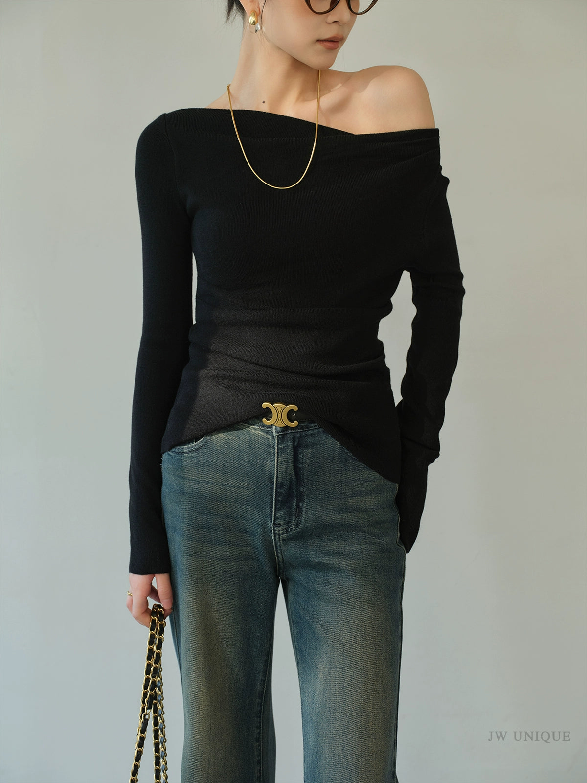 Classic Ribbed Knit Pullover  /　クラシックリブニットプルオーバー