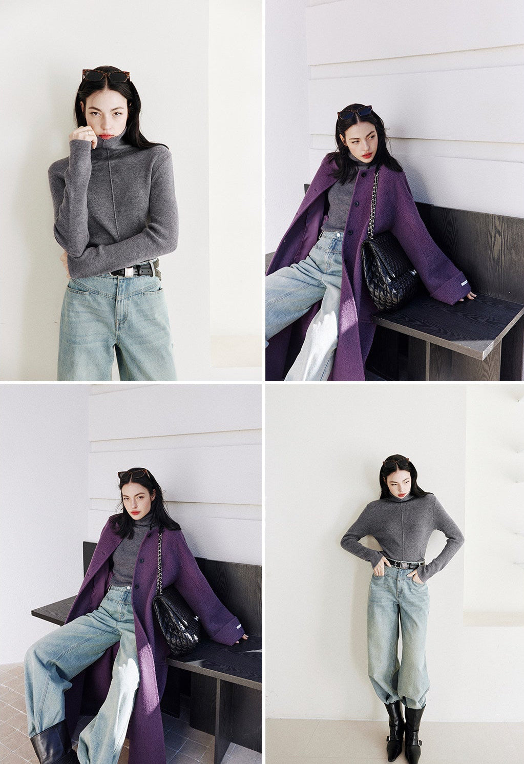 Light Wash Wide Denim Pants