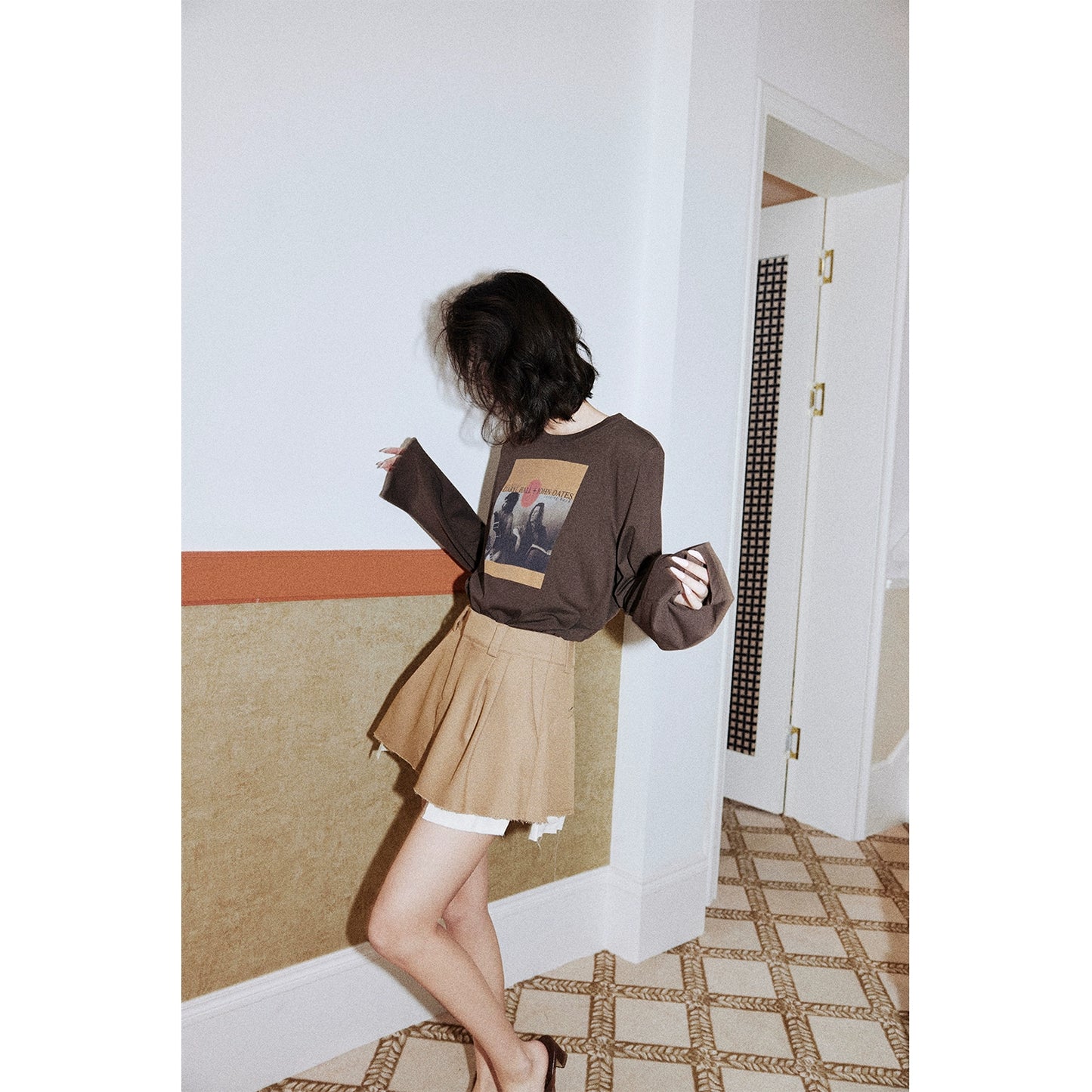 Vintage Graphic Cotton Long Tee  /　ヴィンテージグラフィック コットンロングTシャツ