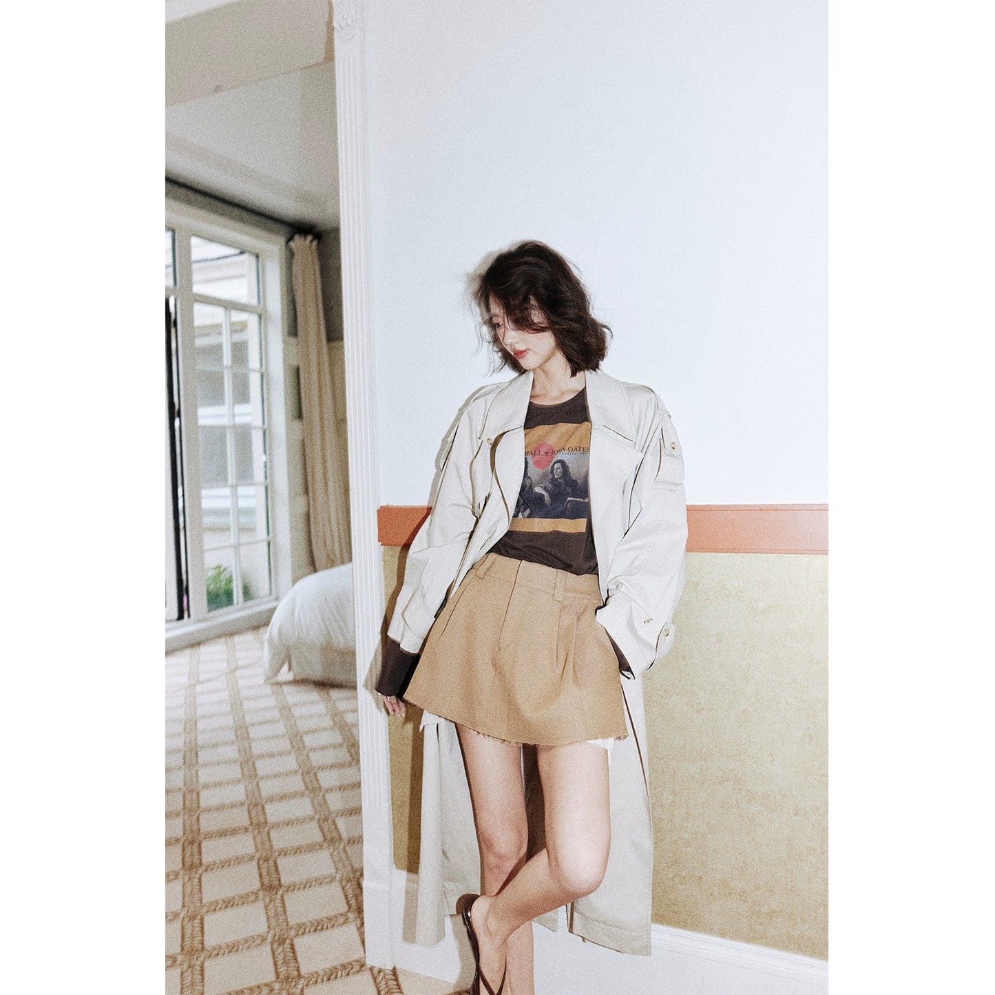 Vintage Graphic Cotton Long Tee  /　ヴィンテージグラフィック コットンロングTシャツ