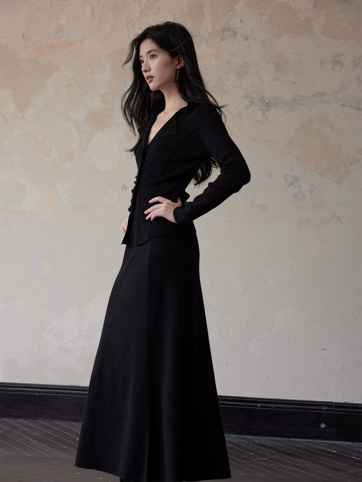 Wool Blend Knit Set Up / ウールブレンドニットセットアップ