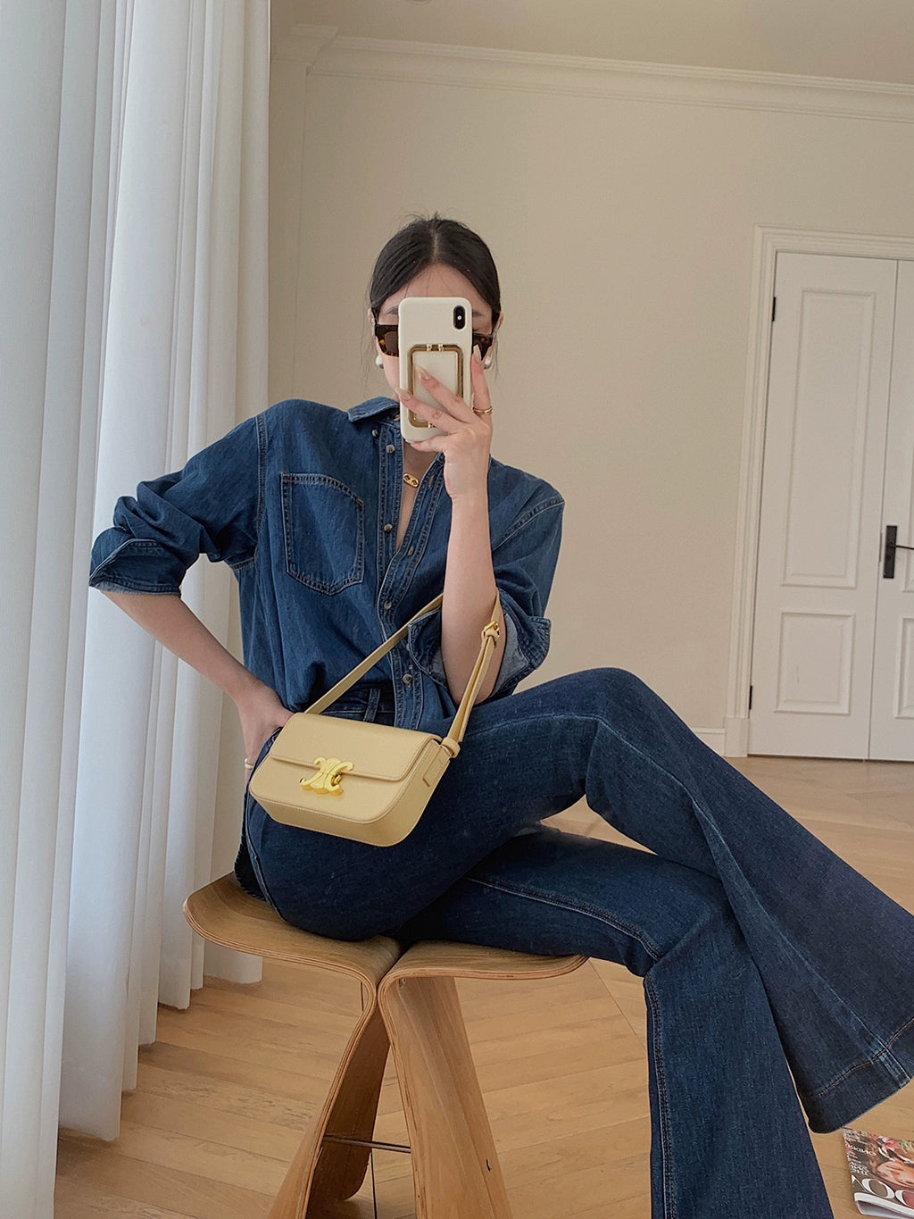 High Waist Flare Denim / ハイウエストフレアデニム