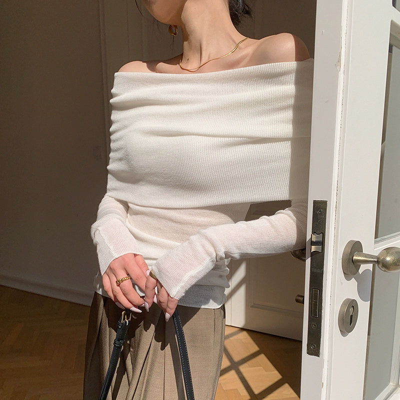 Soft Mix Knit Pullover / ソフトミックスニットプルオーバ