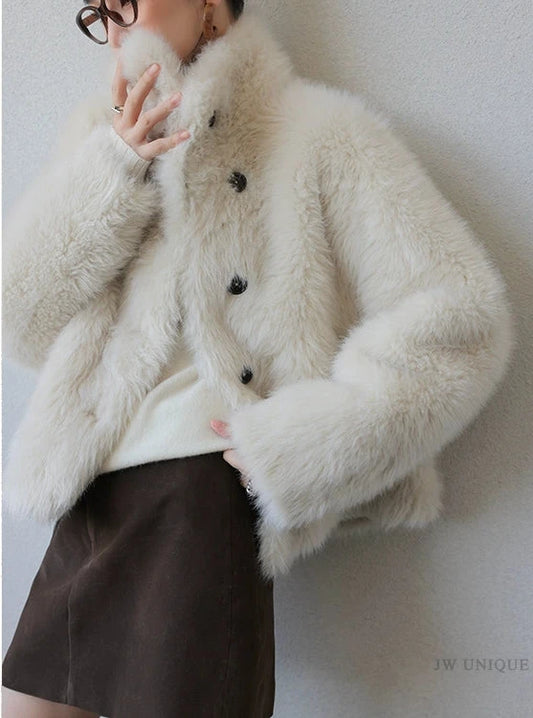 Faux Fur Short Jacket / フェイクファーショートジャケット
