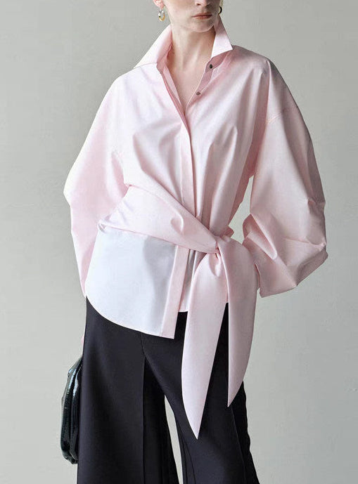 Luxe Waist Tie Blouse