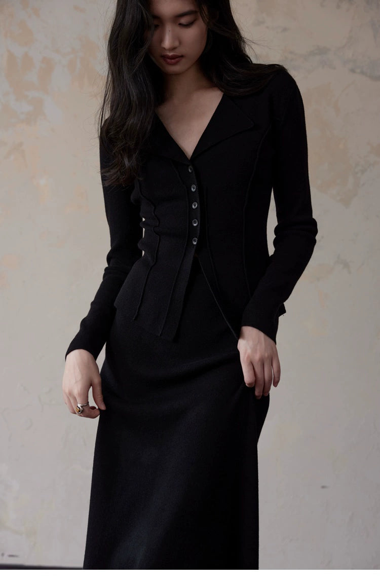 Wool Blend Knit Set Up / ウールブレンドニットセットアップ