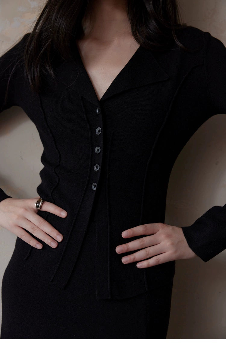 Wool Blend Knit Set Up / ウールブレンドニットセットアップ