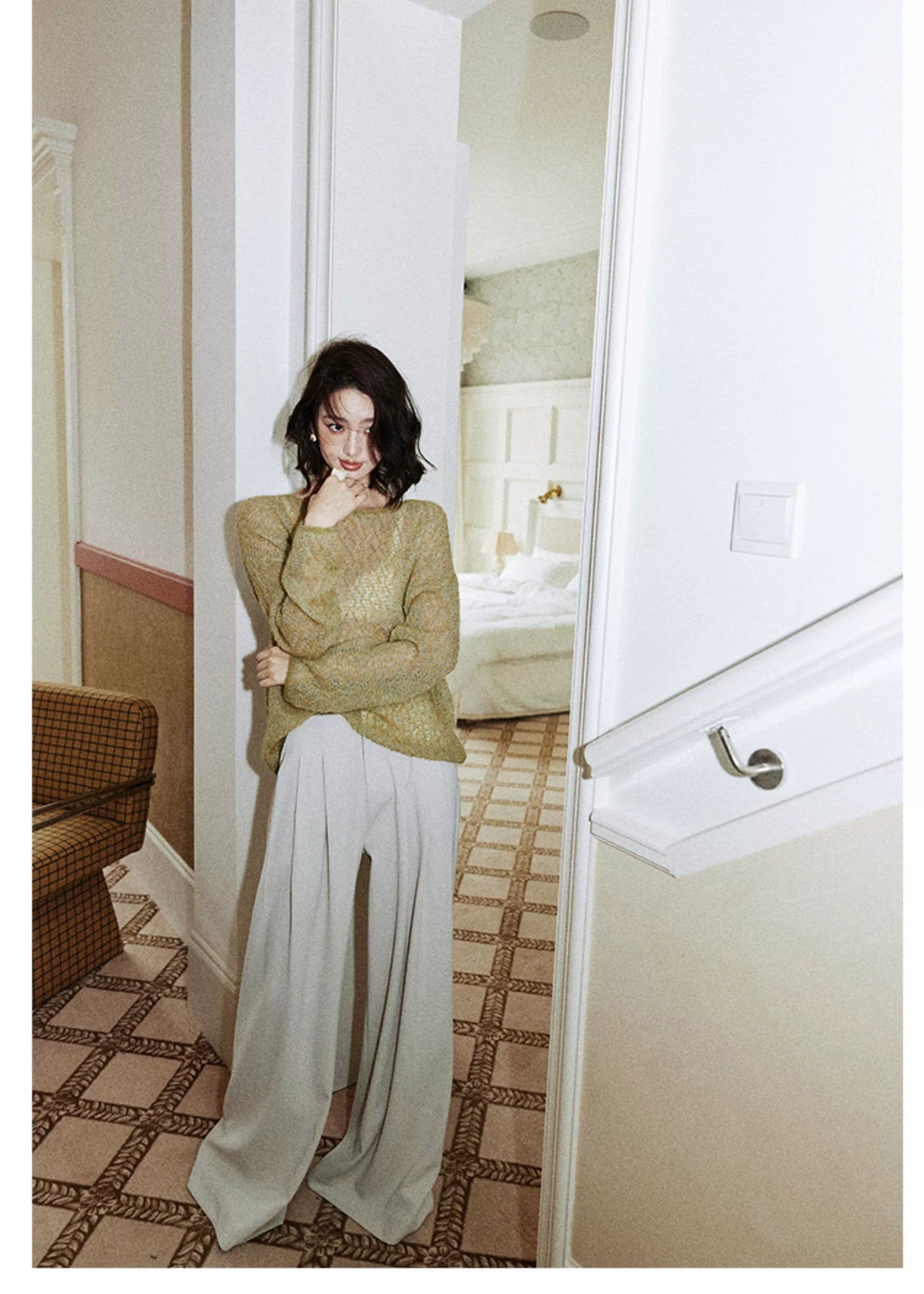 Pleated Wide Pants / プリーツワイドパンツ