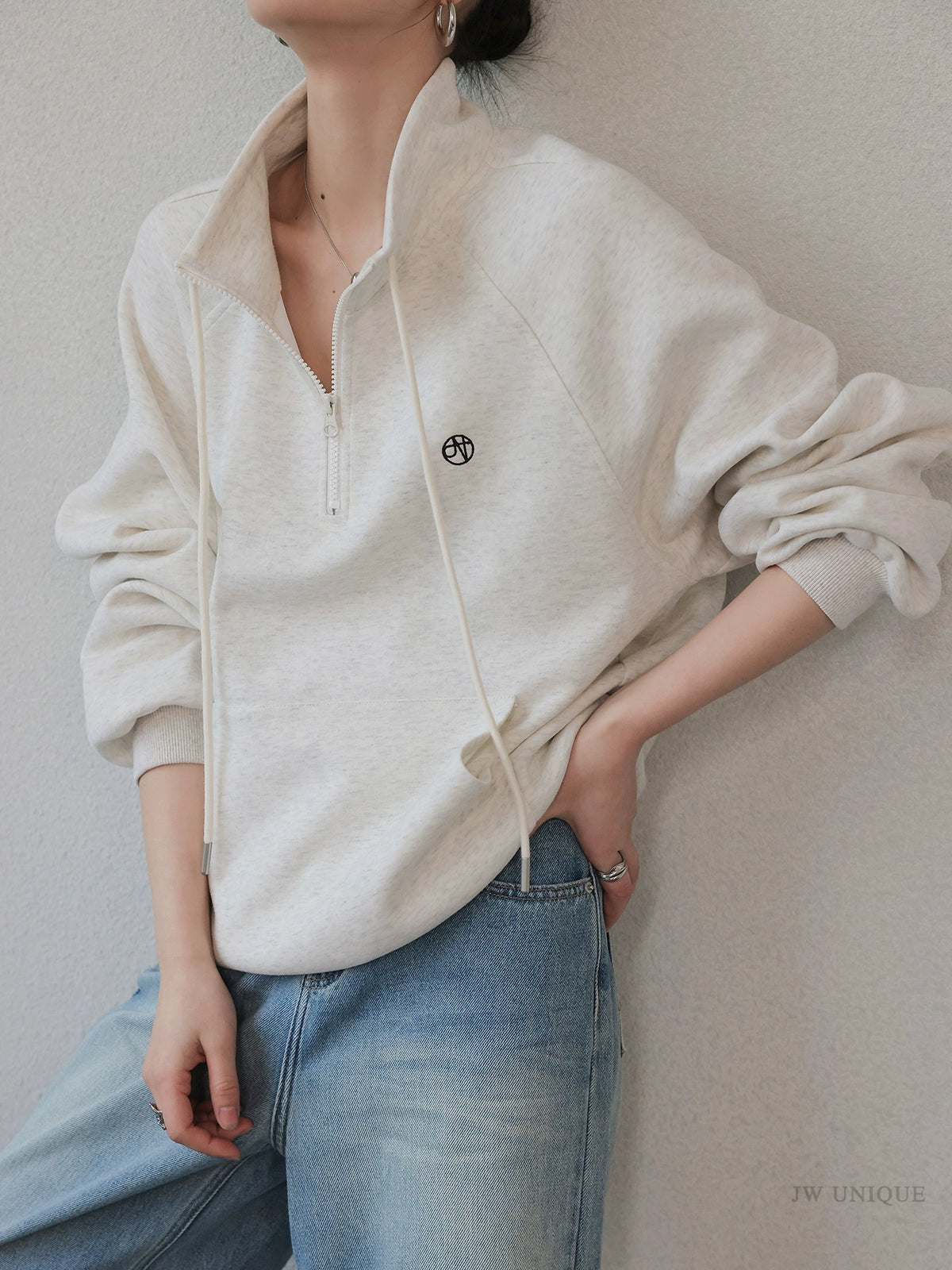 Half Zip Relax Sweat / ハーフジップリラックススウェット