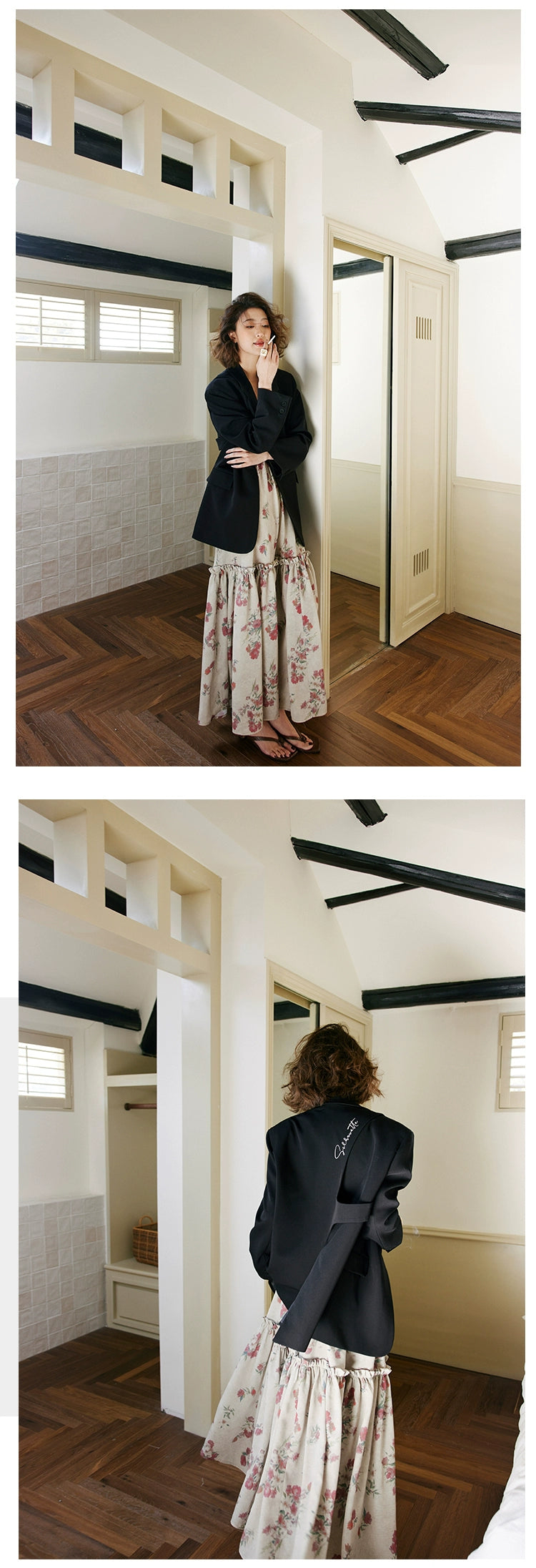 Noir Embroidered Jacket  / ノワール刺繍ジャケット