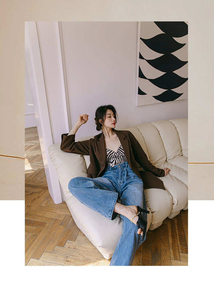 High Waisted Zebra Print Tube Top / ハイウエストゼブラチューブトップ