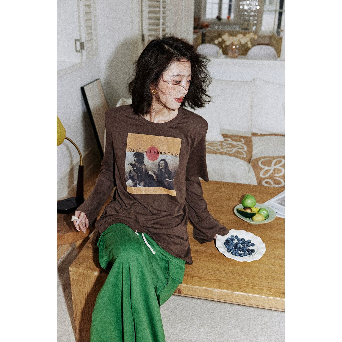 Vintage Graphic Cotton Long Tee  /　ヴィンテージグラフィック コットンロングTシャツ