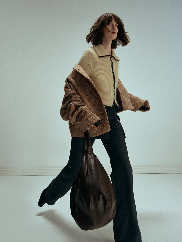 Mohair Trim Knit Cardigan / モヘアトリムニットカーディガン　