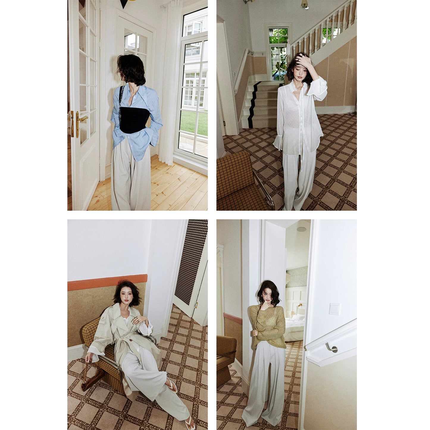 Pleated Wide Pants / プリーツワイドパンツ