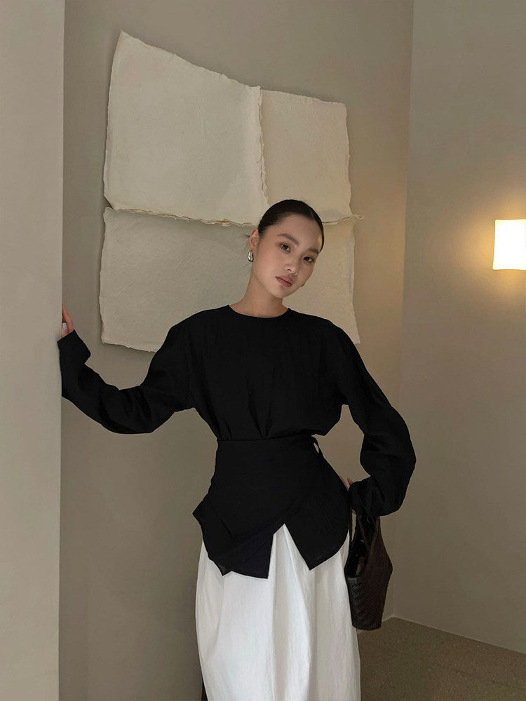 Drape Waist Top / ドレープウエストトップス