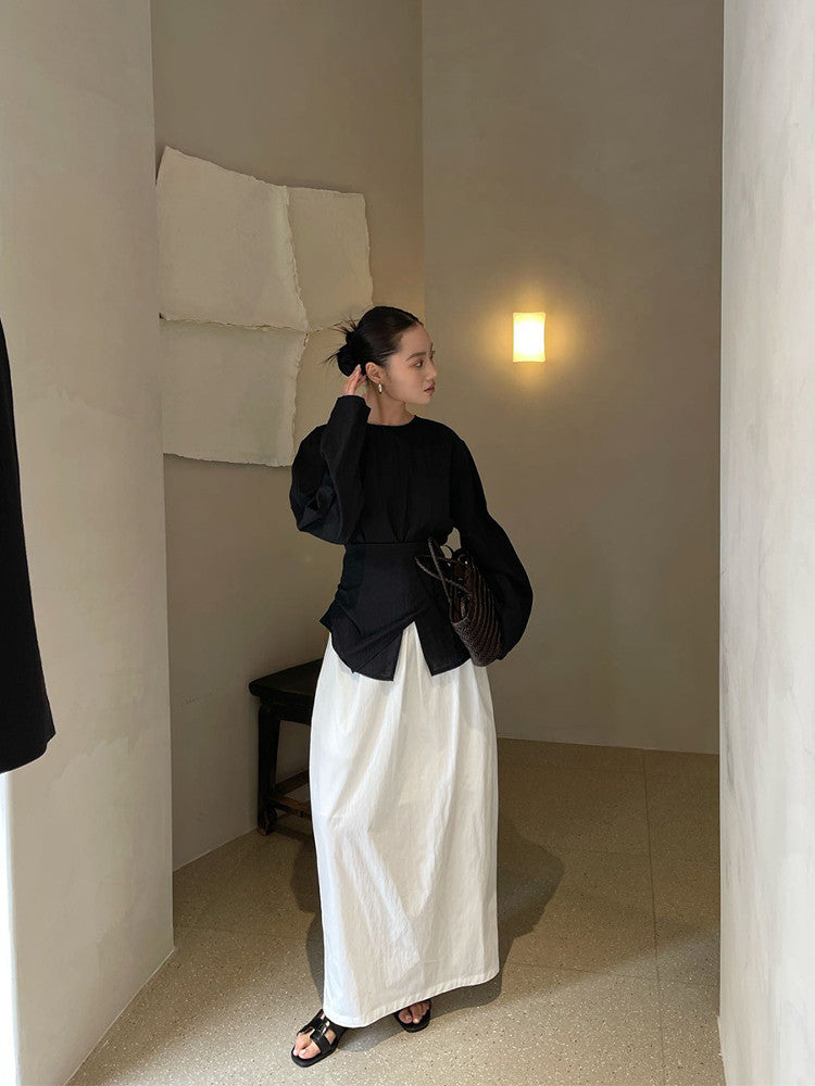 Drape Waist Top / ドレープウエストトップス