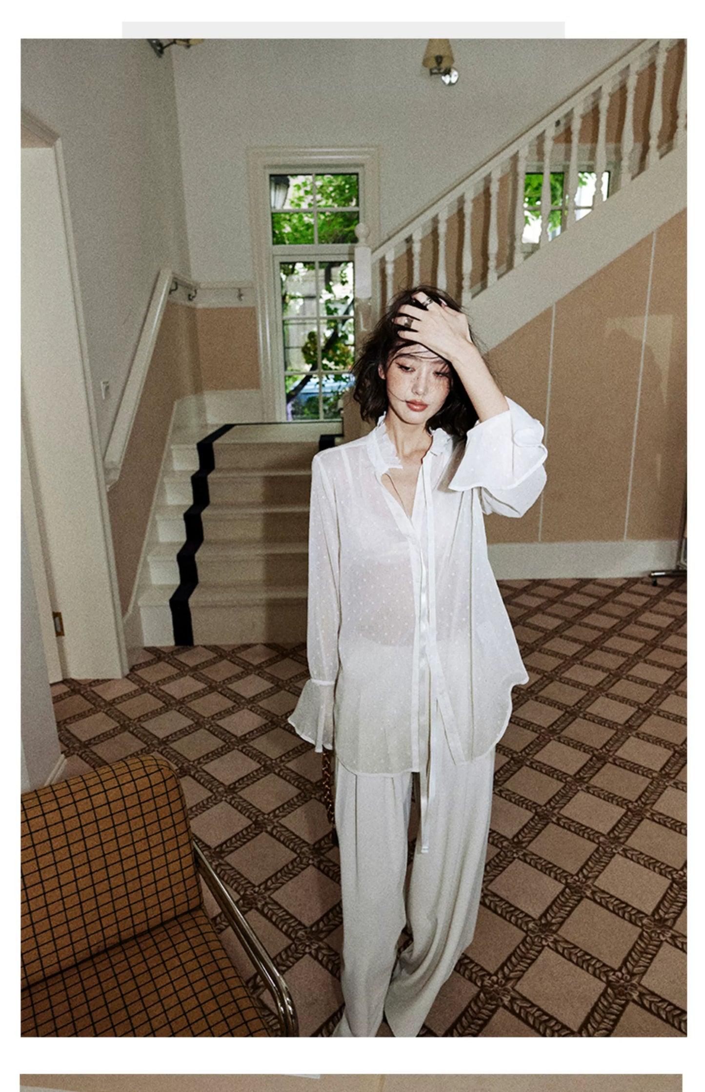 Pleated Wide Pants / プリーツワイドパンツ