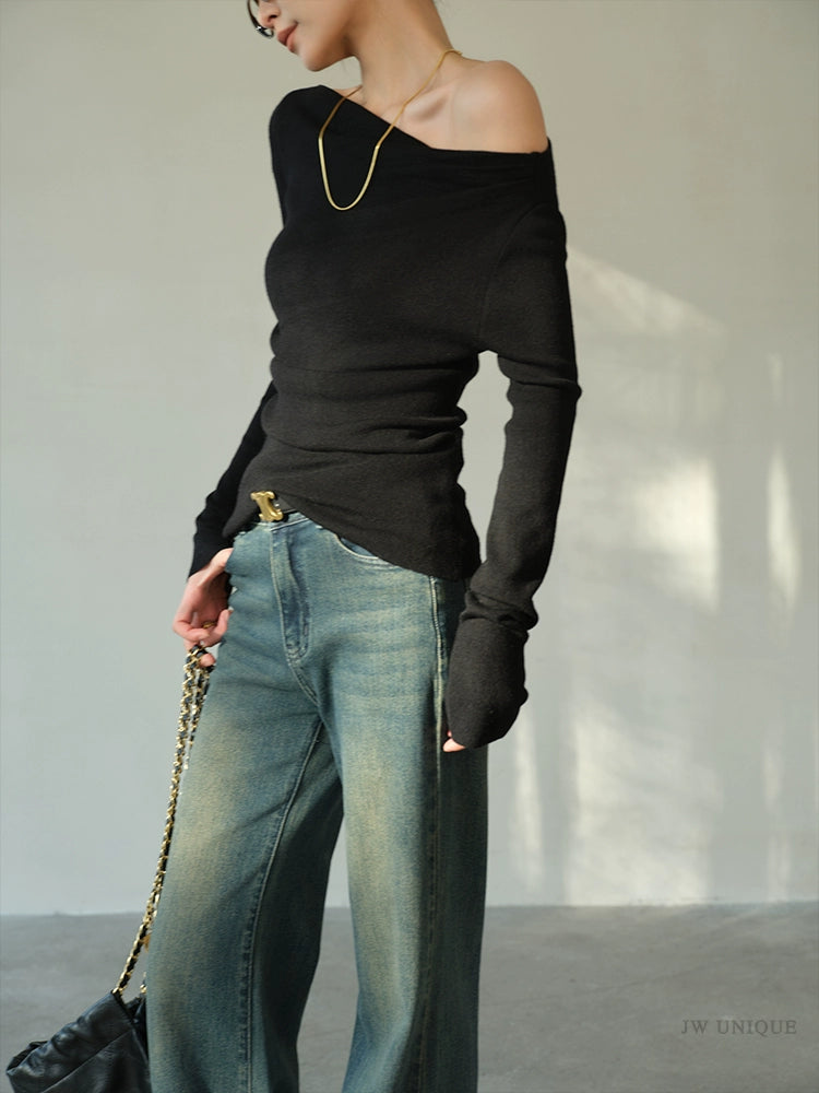 Classic Ribbed Knit Pullover  /　クラシックリブニットプルオーバー