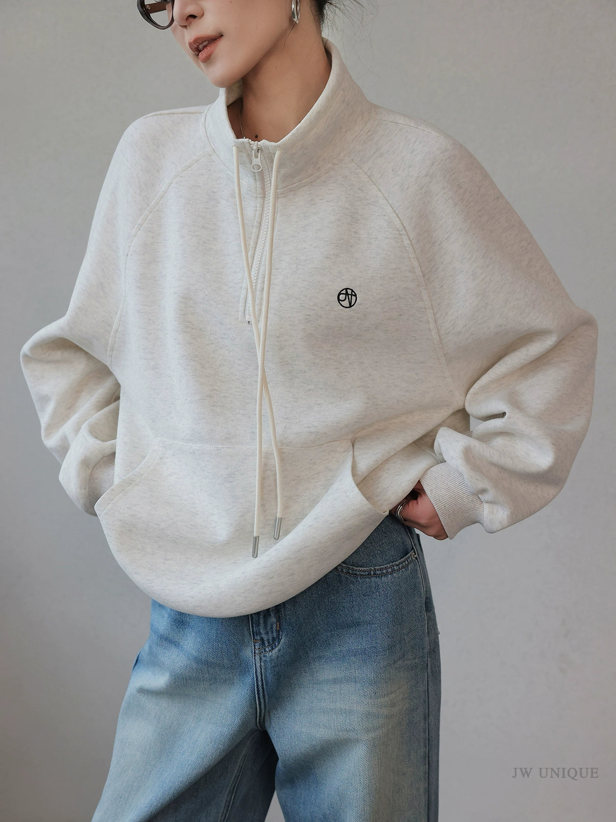 Half Zip Relax Sweat / ハーフジップリラックススウェット