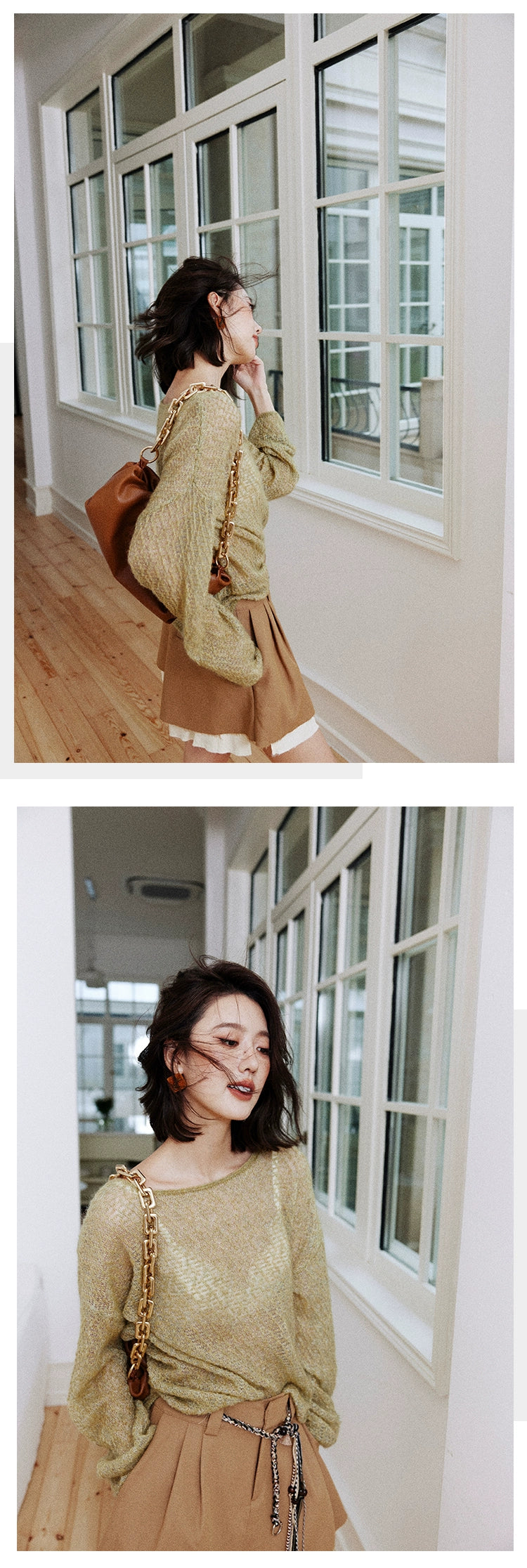 Sheer Knit Pullover /シアーニットプルオーバー　T209175