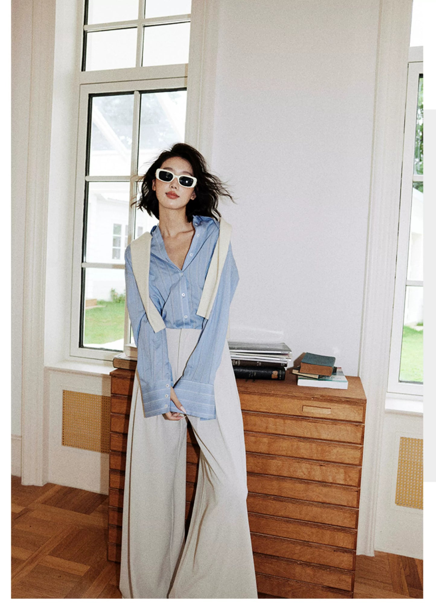 Pleated Wide Pants / プリーツワイドパンツ