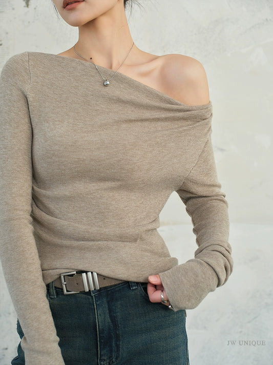 Classic Ribbed Knit Pullover  /　クラシックリブニットプルオーバー