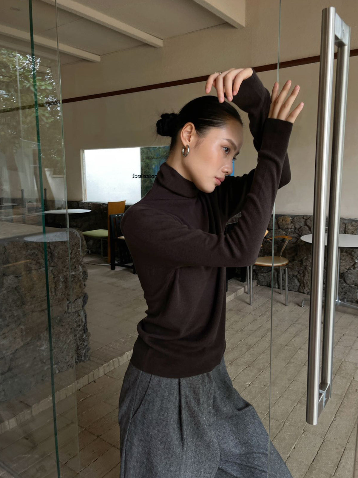 Soft Layer Turtleneck Knit