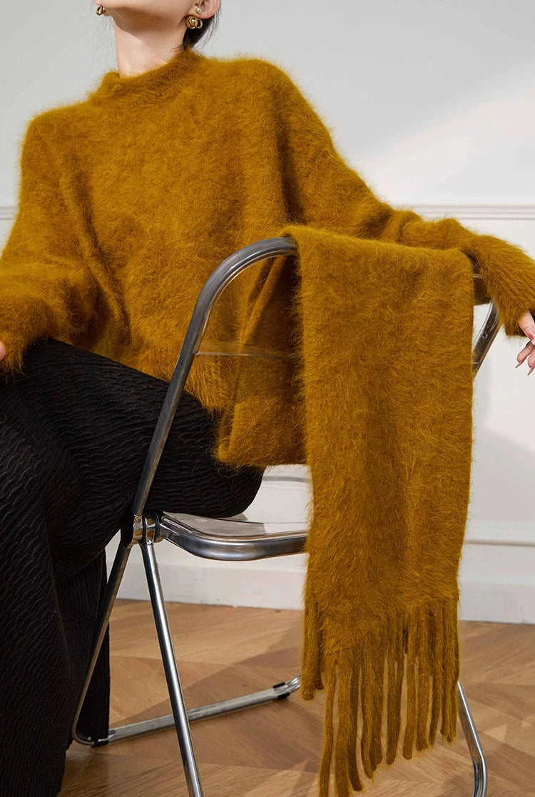 Mohair Touch Volume Knit / モヘアタッチボリュームニット