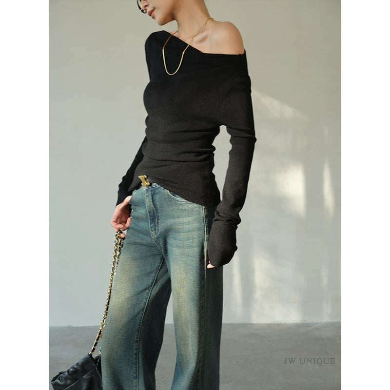 Classic Ribbed Knit Pullover  /　クラシックリブニットプルオーバー