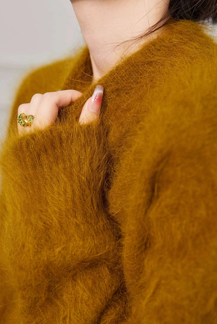 Mohair Touch Volume Knit / モヘアタッチボリュームニット