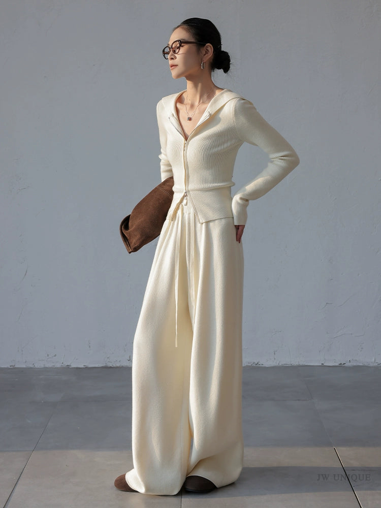 Hooded Knit Setup / フード付きニットセットアップ