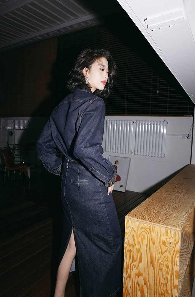 Denim Shirt & Skirt Set Styling / デニムシャツ＆スカートセットアップスタイリング