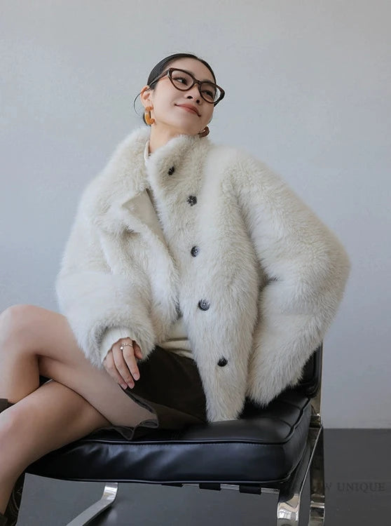 Faux Fur Short Jacket / フェイクファーショートジャケット