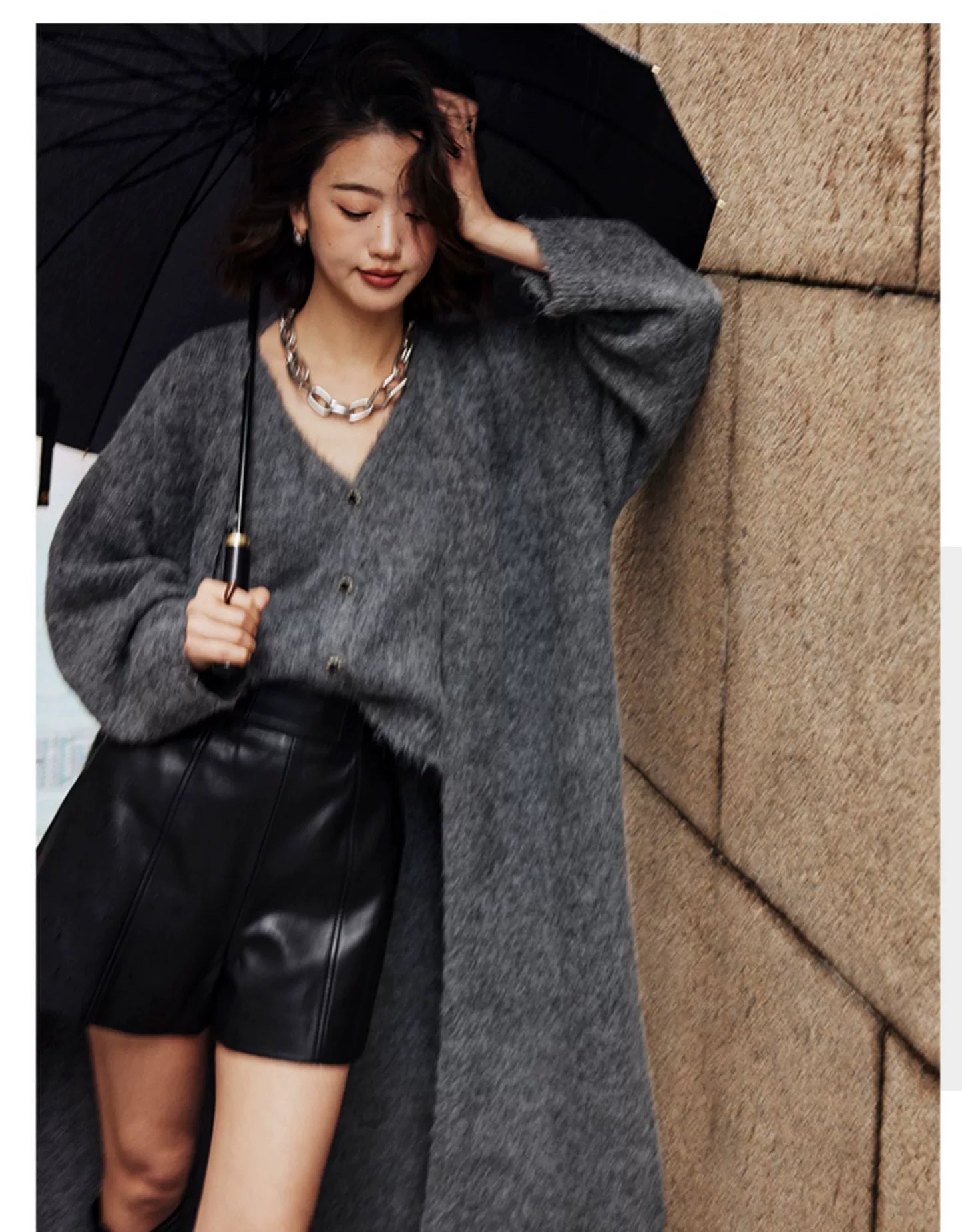 Long Knit Gown & Vest / ロングニットガウン＆ベスト