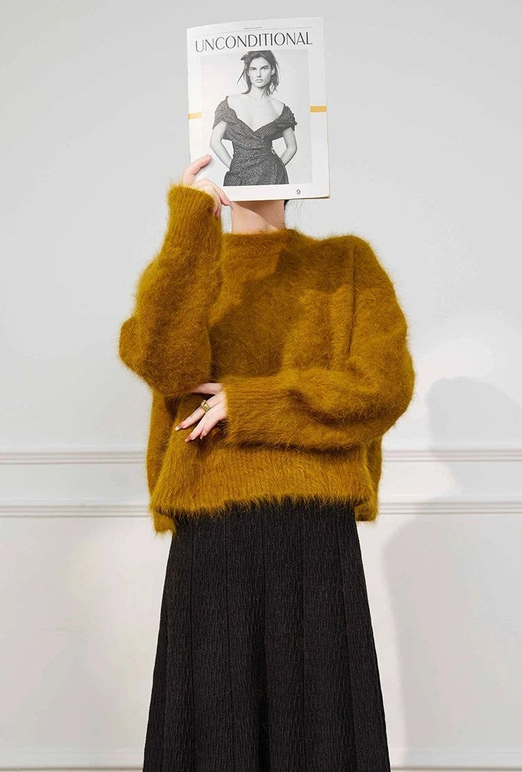 Mohair Touch Volume Knit / モヘアタッチボリュームニット