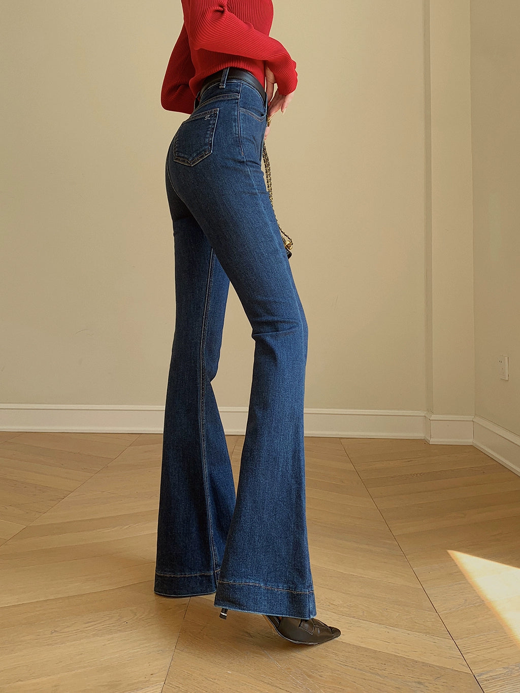 High Waist Flare Denim / ハイウエストフレアデニム
