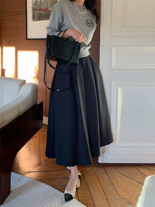 Tailored Flare Midi Skirt / テーラードフレアミディスカート