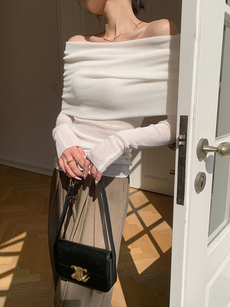 Soft Mix Knit Pullover / ソフトミックスニットプルオーバ