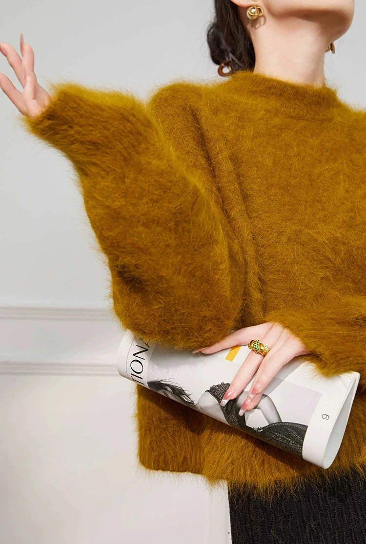 Mohair Touch Volume Knit / モヘアタッチボリュームニット