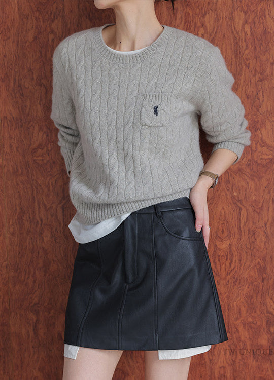 Faux Leather Mini Skirt