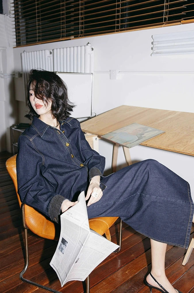 Denim Shirt & Skirt Set Styling / デニムシャツ＆スカートセットアップスタイリング