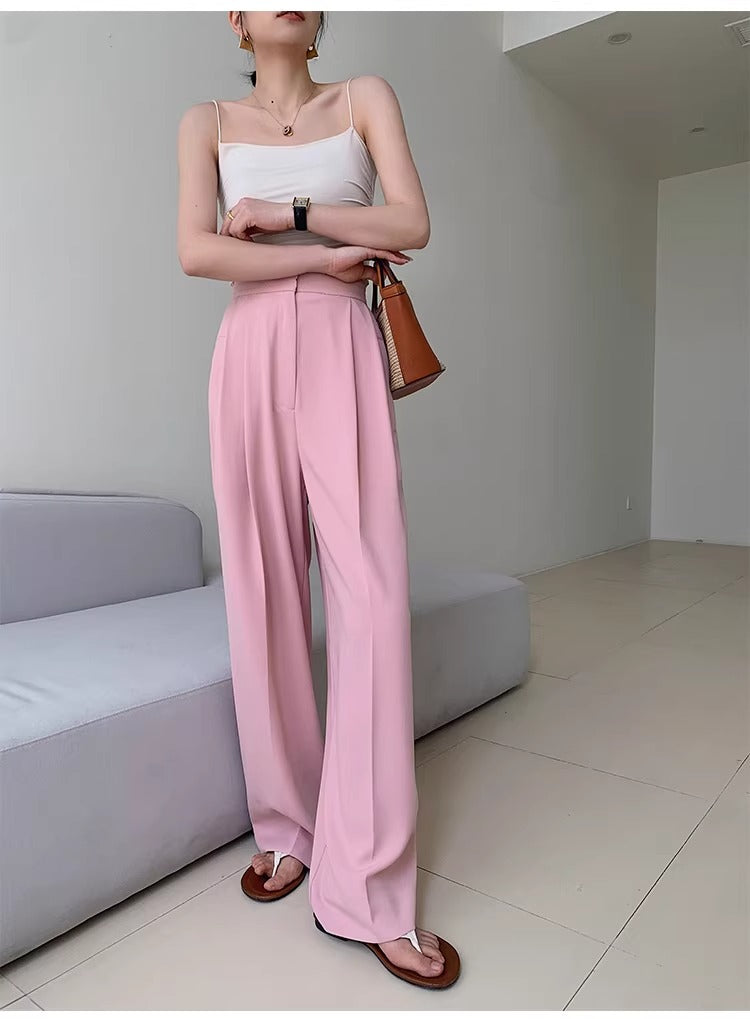 Pink Drape Slacks / ピンクドレープスラックス