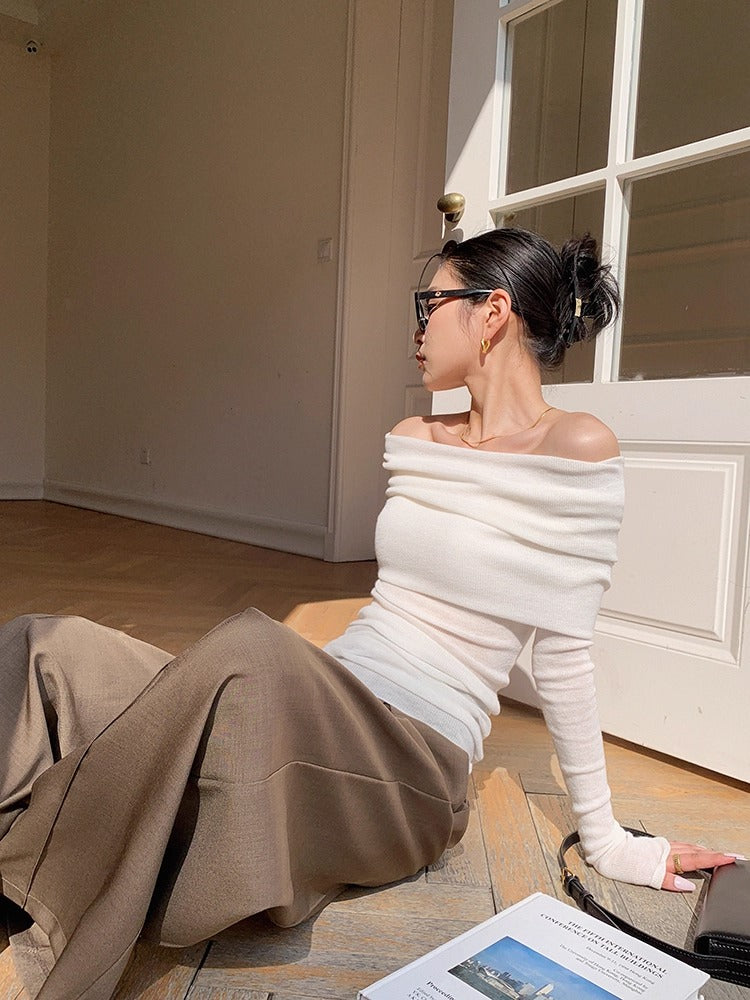 Soft Mix Knit Pullover / ソフトミックスニットプルオーバ