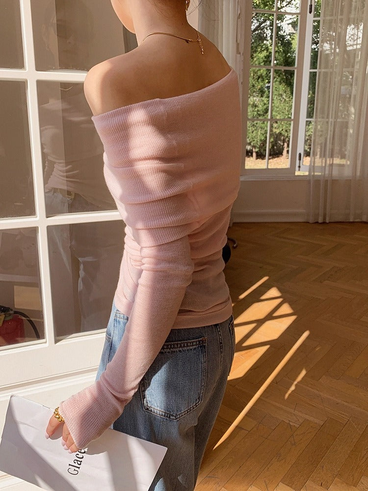 Soft Mix Knit Pullover / ソフトミックスニットプルオーバ